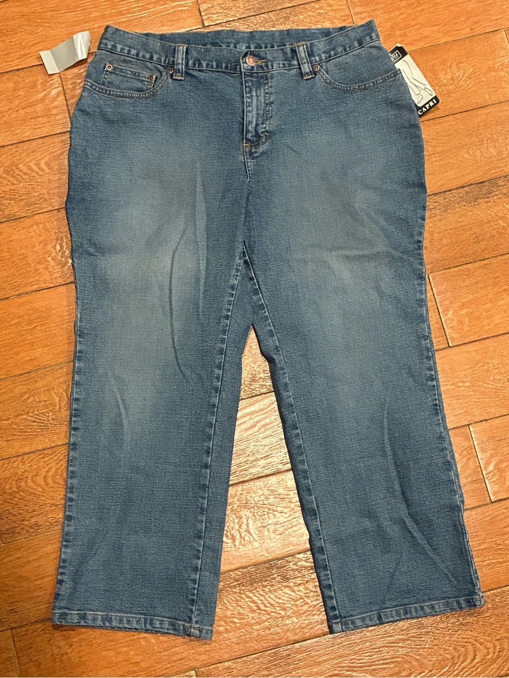 Women’s New Riveted by Lee Jean Mid Calf Capri Pants Size 12M